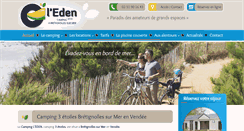 Desktop Screenshot of edenbretignolles.com